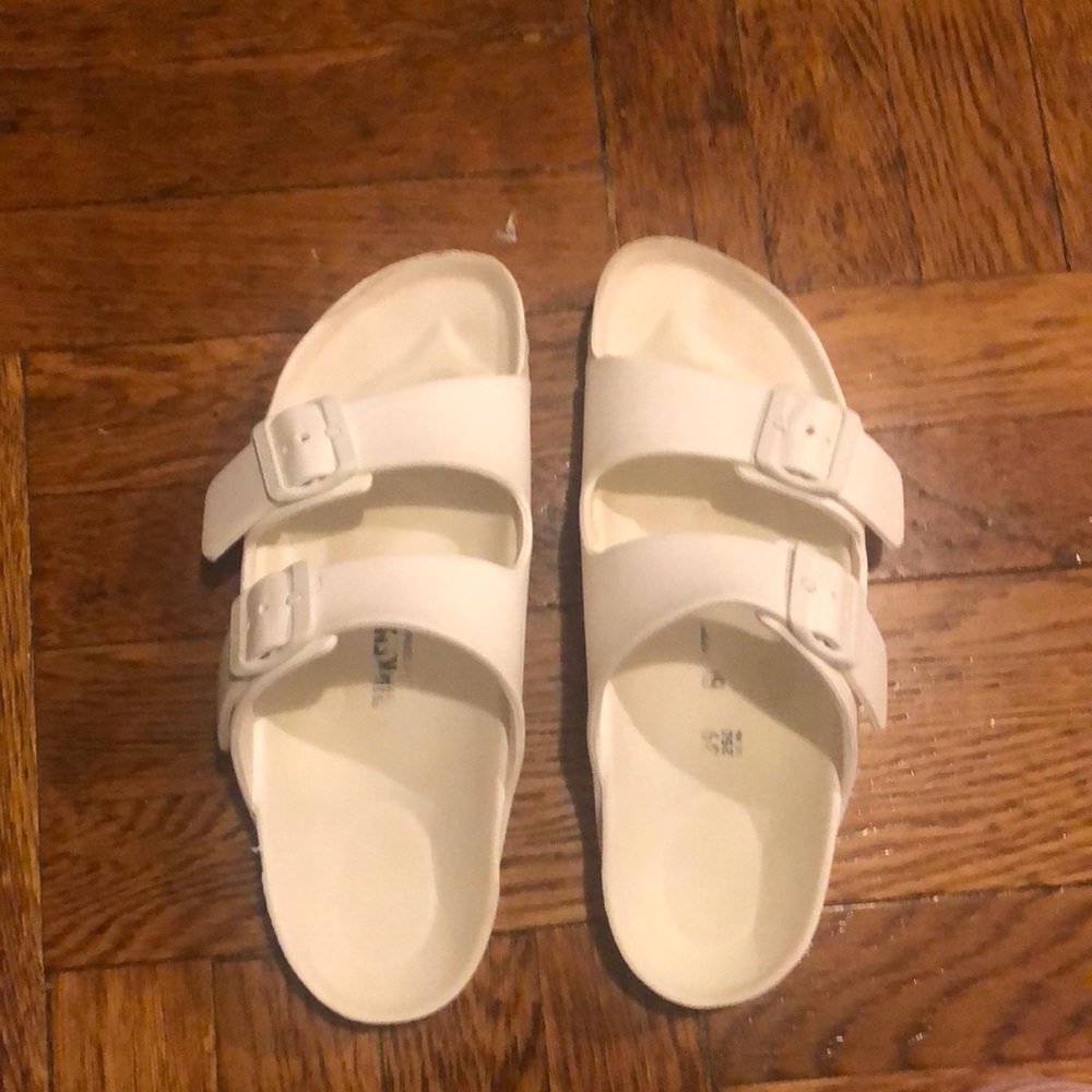 White Eva Birkenstock size 39/ women’s 8